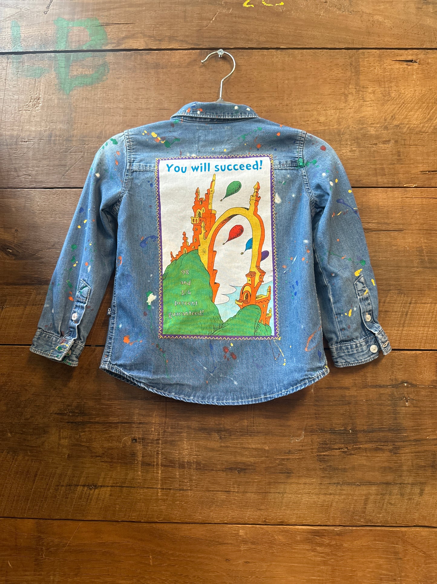 Kids Succeed Denim Shirt | Size 3T