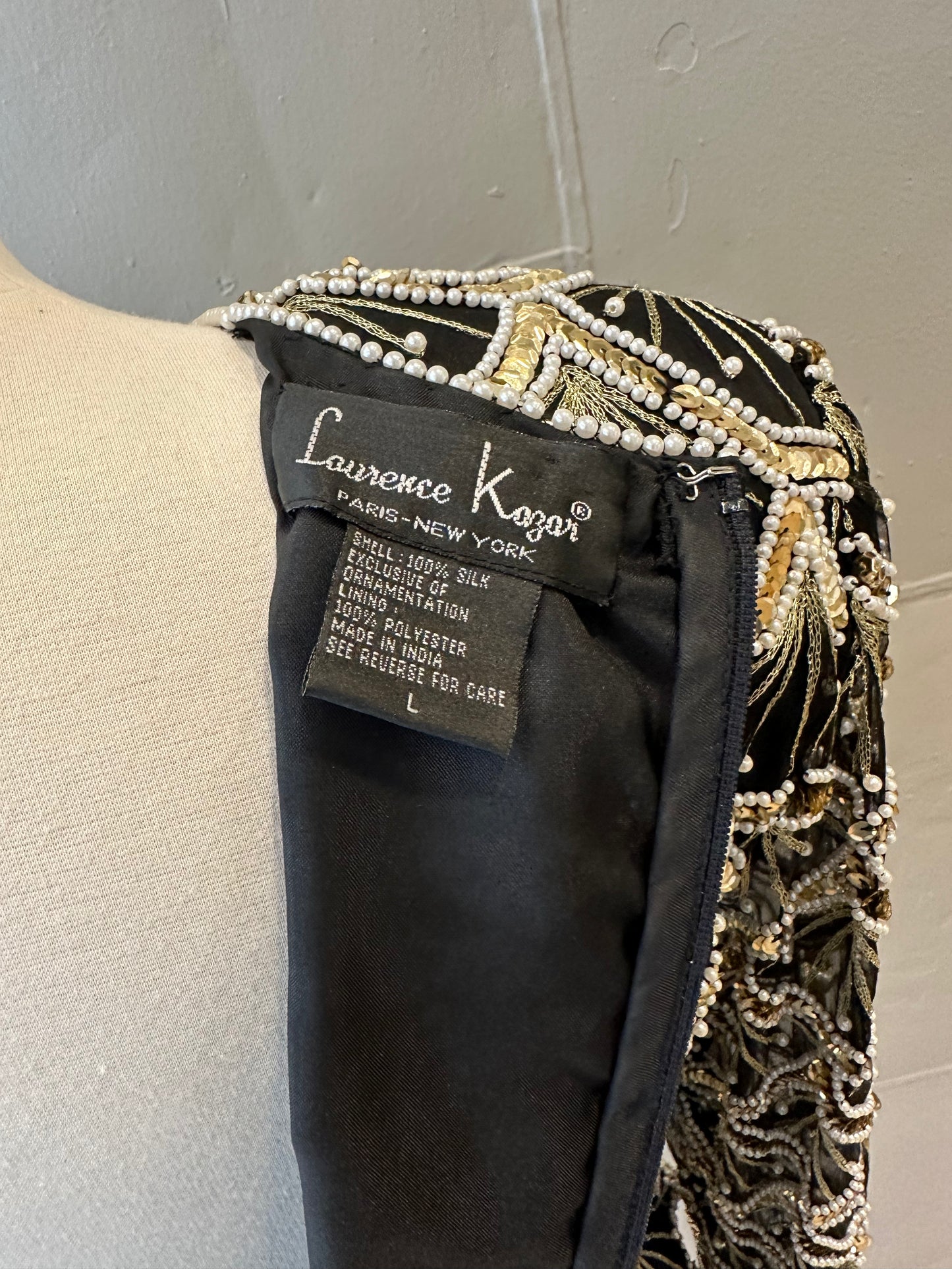 Vintage Laurence Kazar Sequin Top