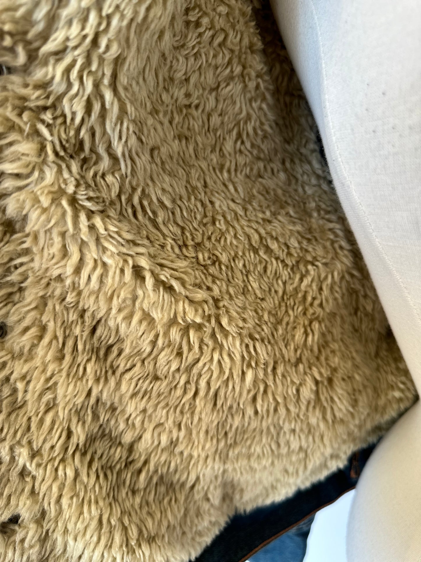 Vintage Gap Sherpa Denim Jacket