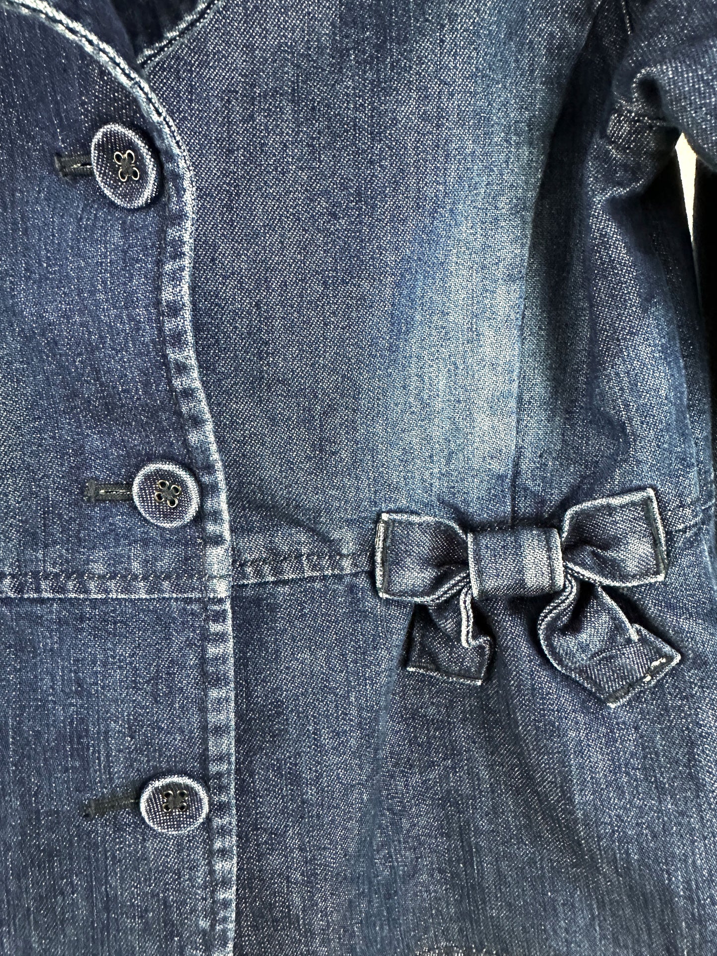 Kid's Heart Denim Blazer | Size 5T