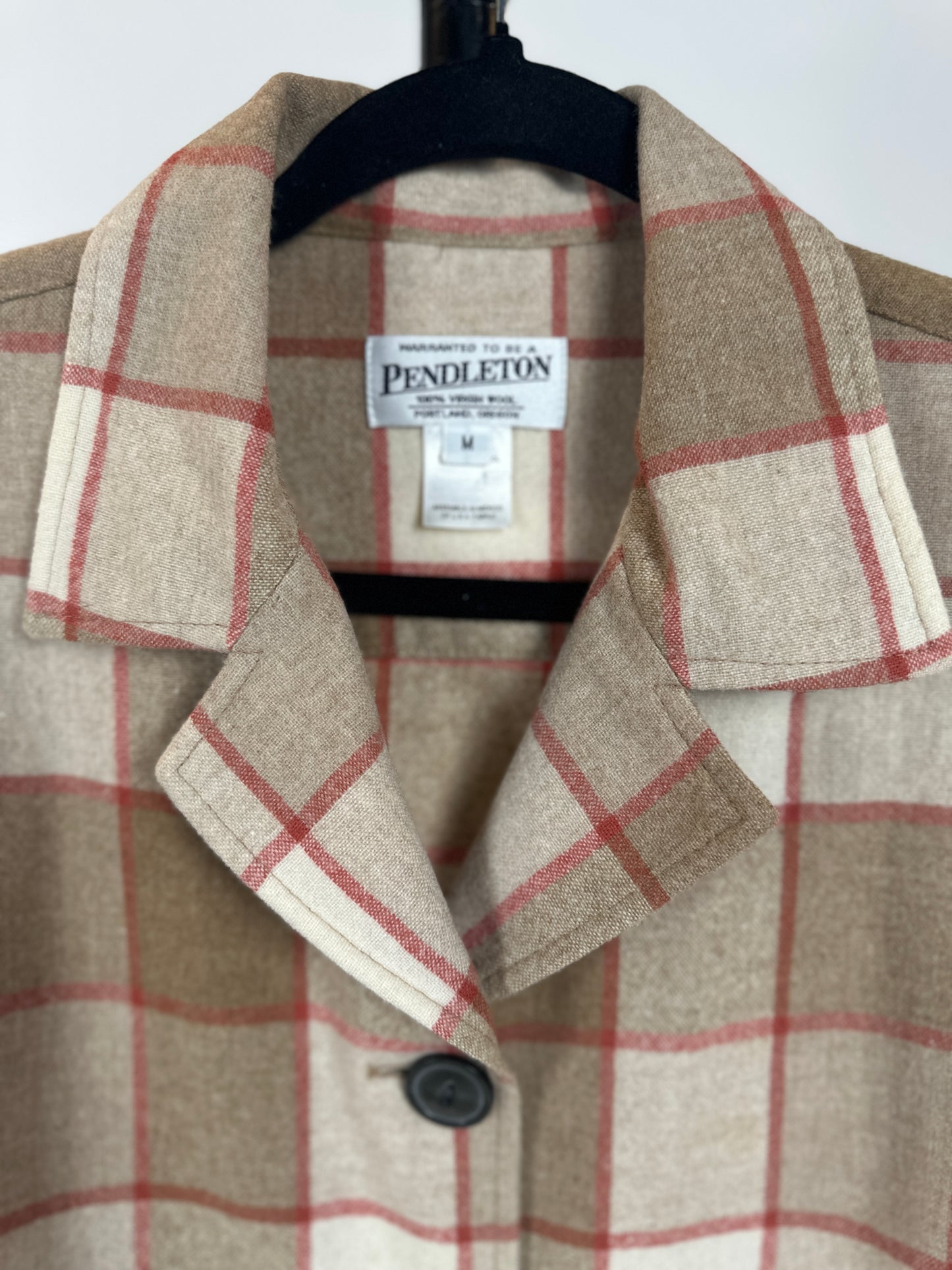 Vintage Pendleton Plaid Jacket