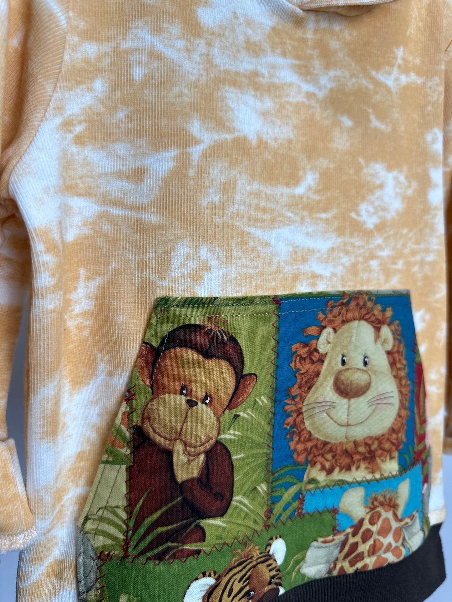 Kids Orange Marled Hoodie | Size 3T