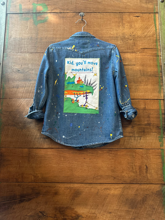 Kid's Mountains Denim Shirt | Size 6/7