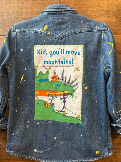 Kid's Mountains Denim Shirt | Size 6/7