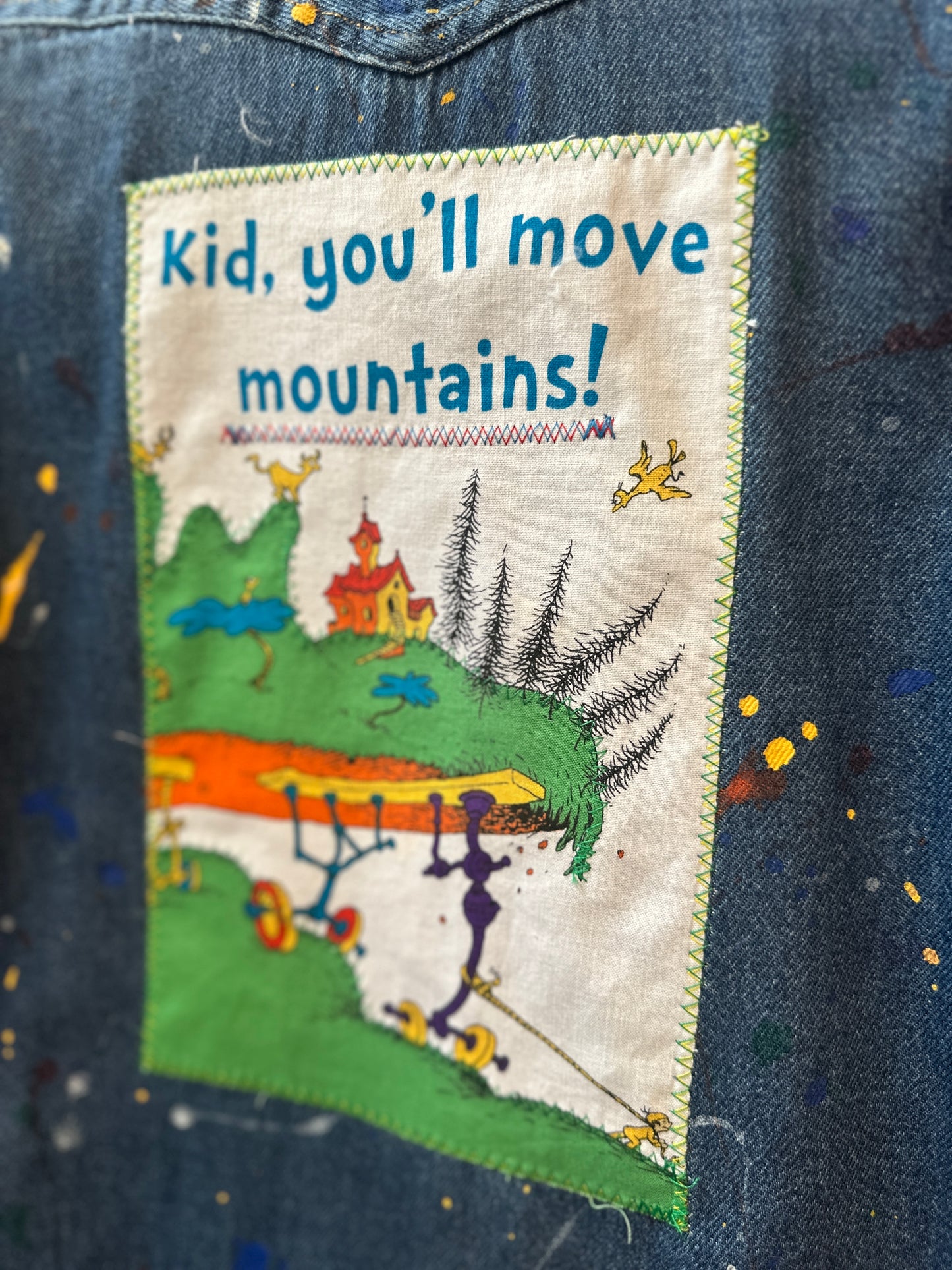 Kid's Mountains Denim Shirt | Size 6/7