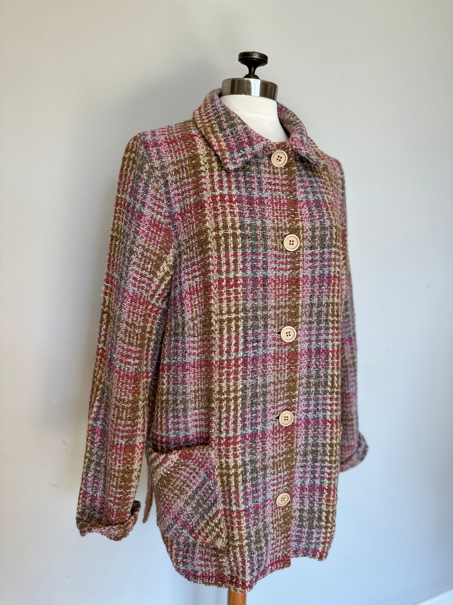 Vintage Boyne Valley Weavers Wool Shacket
