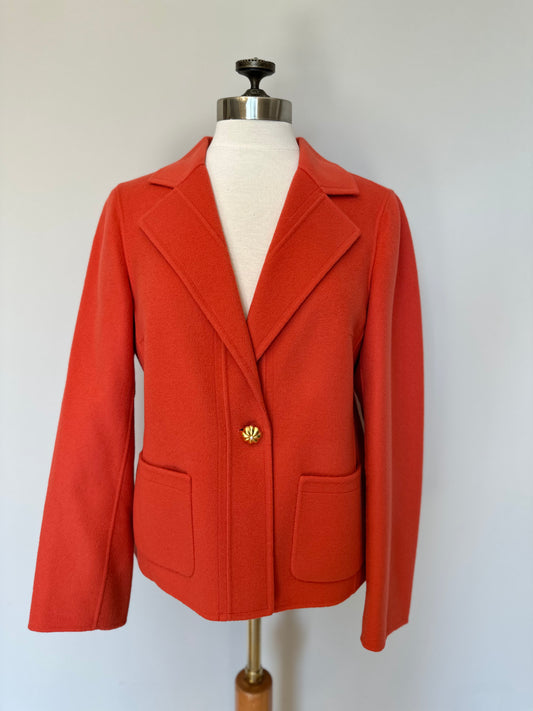 Vintage Talbots Orange Blazer