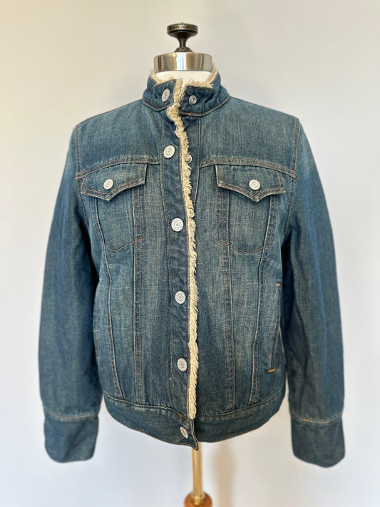 Vintage Gap Sherpa Denim Jacket