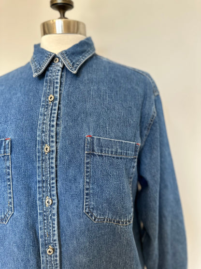 Vintage Bill Blass Denim Shirt