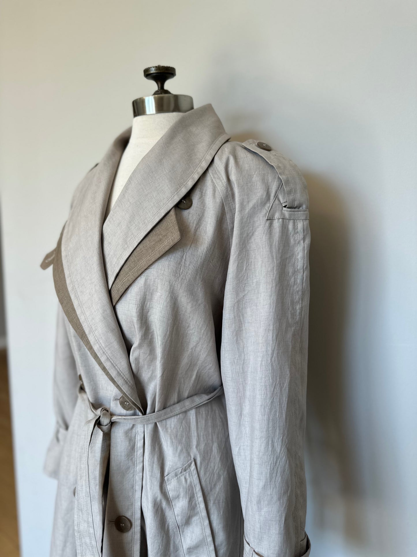 Vintage Long J Gallery Trench Coat