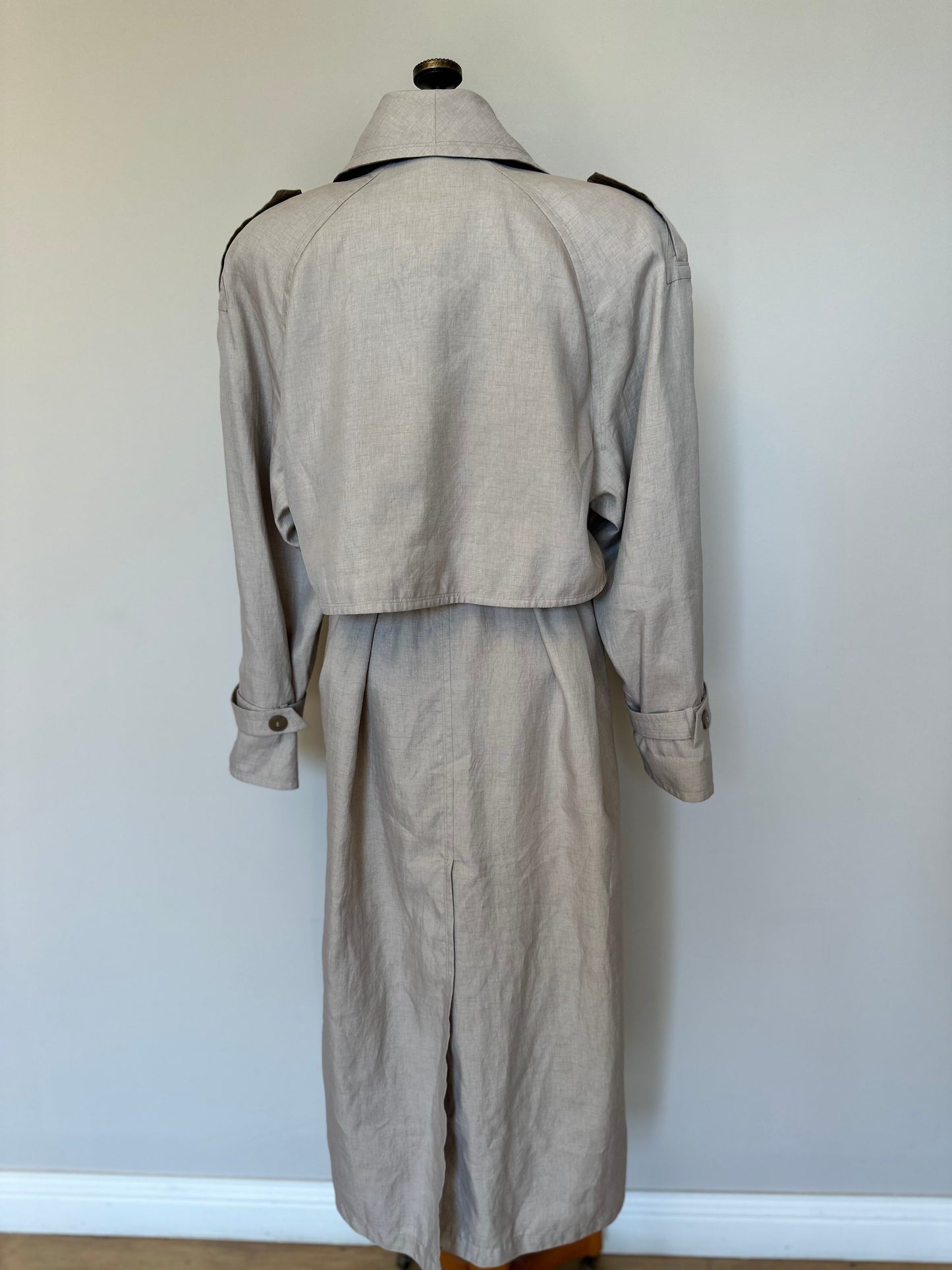 Vintage Long J Gallery Trench Coat