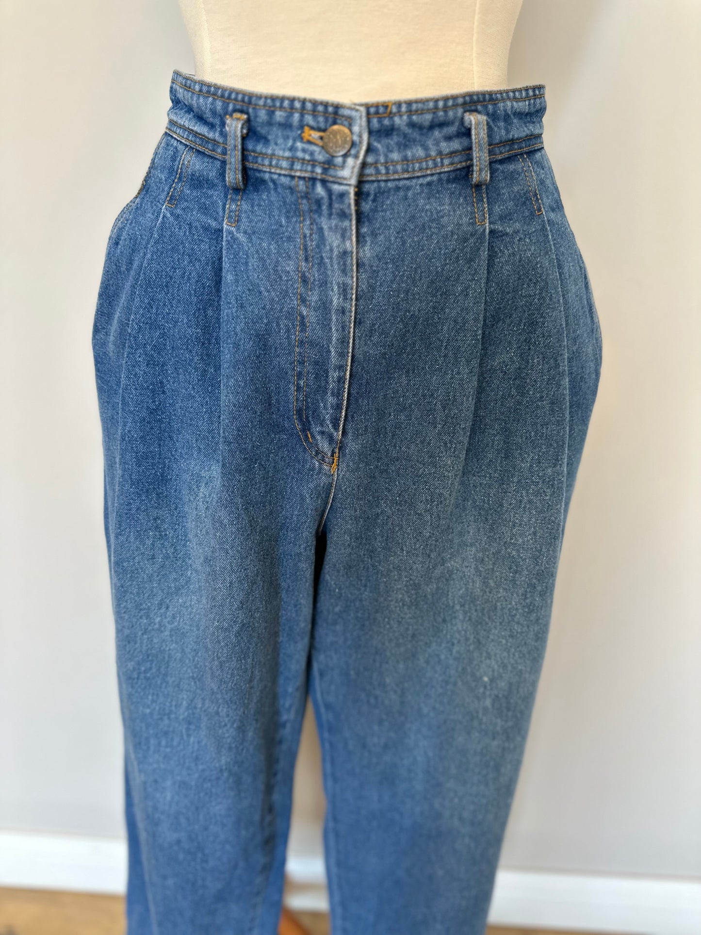Vintage DKNY Pleated Jeans