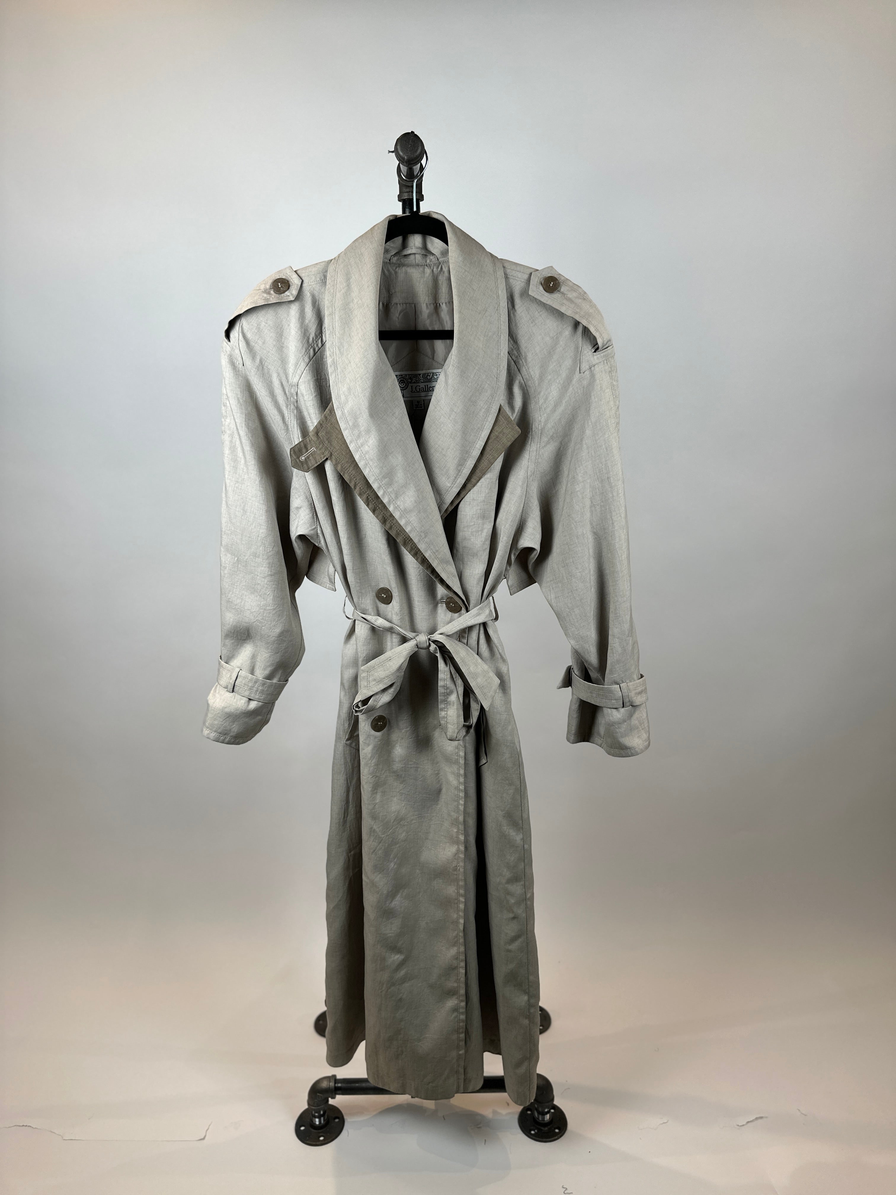 Vintage Long J Gallery Trench Coat