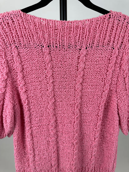 Vintage Pink Handmade Sweater