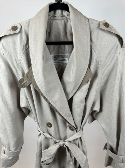 Vintage Long J Gallery Trench Coat