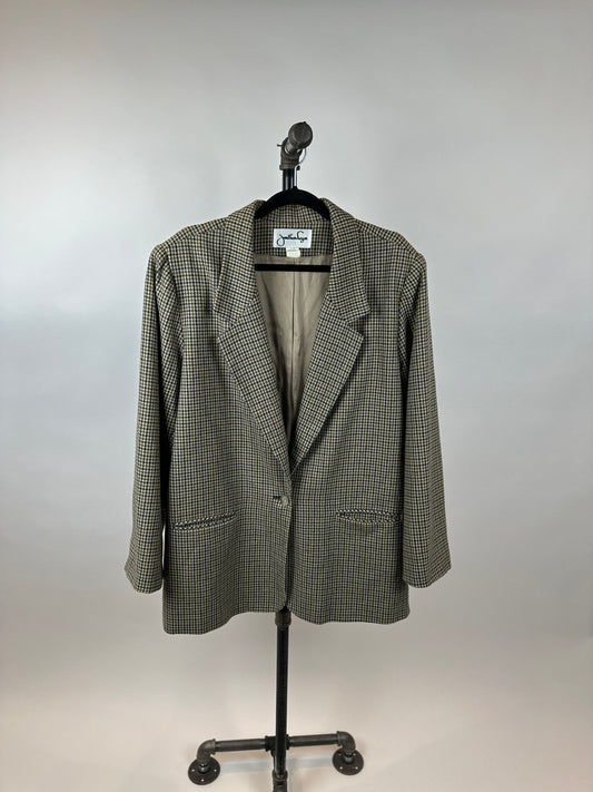 Vintage Jonathan Logan Houndstooth Blazer