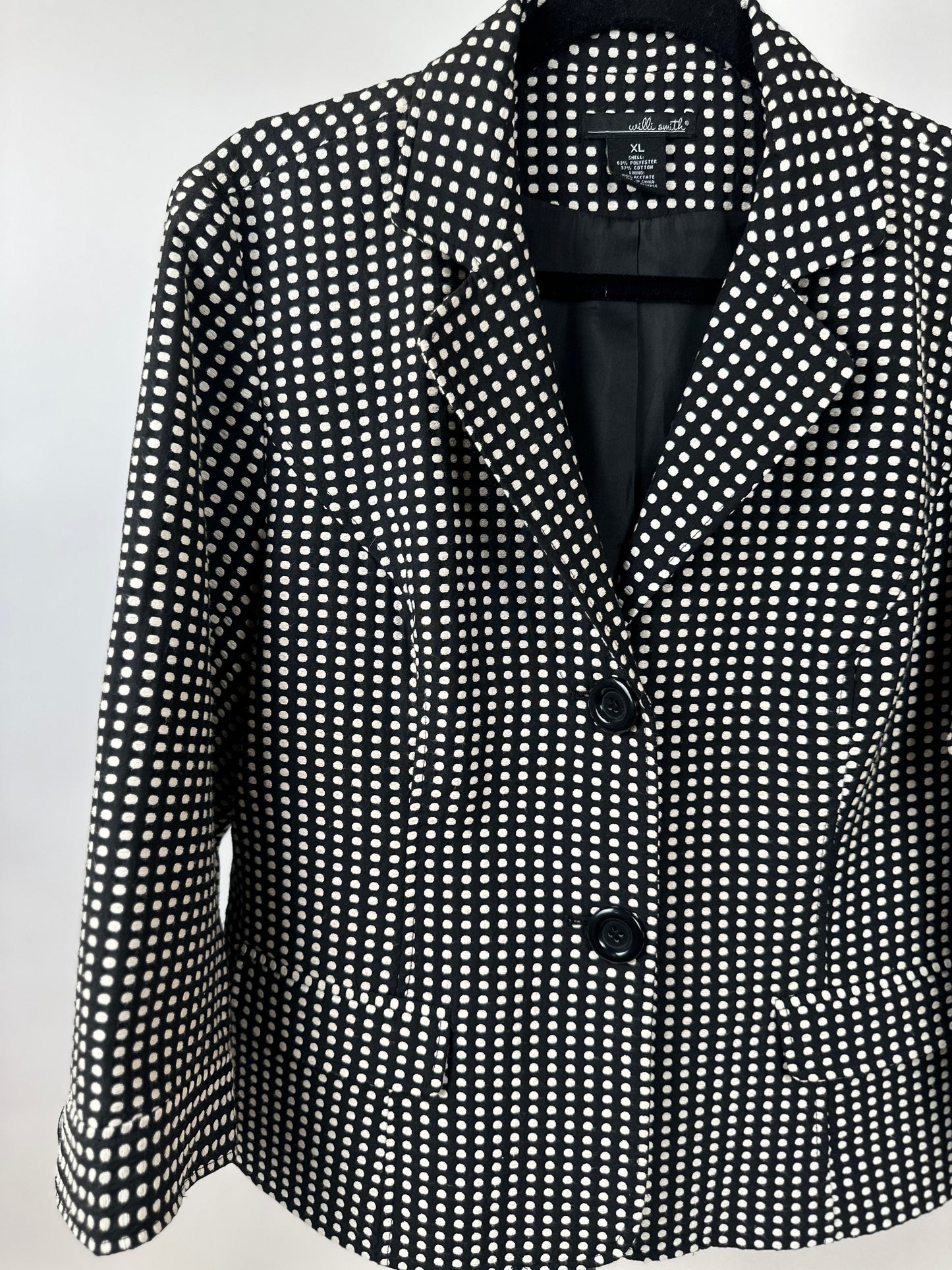 Vintage Willi Smith Polka Dot Blazer